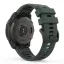 MYBANDZ Sportos két színű szilikon óraszíj - sötétzöld (Garmin 26mm QuickFit )