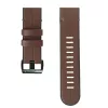 MYBANDZ Bőr és szilikon szíj - sötétbarna (26mm QuickFit )