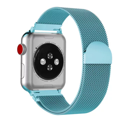 Apple Watch milánói fém óraszíj /türkiz/ 44/45/46/49 mm