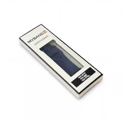 MYBANDZ Szilikon óraszíj Galaxy Watch 4-5-6-7/éjkék-rés nélkül/ 20mm