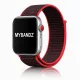 Apple Watch rugalmas szövet óraszíj /fekete-pink/ 44/45/46/49 mm
