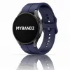 MYBANDZ Sportos szilikon óraszíj Galaxy Watch 4-5-6-7 /éjkék-rés nélkül/ 20mm