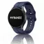 MYBANDZ Sportos szilikon óraszíj Galaxy Watch 4-5-6-7 /éjkék-rés nélkül/ 20mm