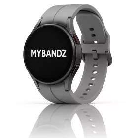   MYBANDZ Sportos szilikon óraszíj Galaxy Watch 4-5-6-7 /szürke-rés nélkül/ 20mm