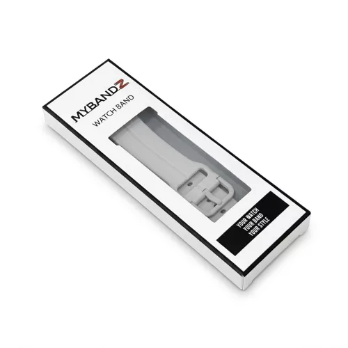 MYBANDZ Sportos szilikon óraszíj Galaxy Watch 4-5-6-7 /szürke-rés nélkül/ 20mm