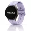 MYBANDZ Sportos szilikon óraszíj Galaxy Watch 4-5-6-7 /halvány lila-rés nélkül/ 20mm