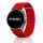 MYBANDZ Mágneses loop bőróraszíj /piros/ 20mm