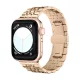 Apple Watch "Pearlmaster" láncszemes fém óraszíj /rosegold/ 40/41 és 42mm