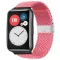 MYBANDZ Elasztikus szövet szíj /rózsaszín/-Huawei Watch Fit 1