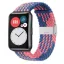 MYBANDZ Elasztikus szövet szíj /kék-pink/-Huawei Watch Fit 1
