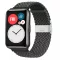 MYBANDZ Elasztikus szövet szíj /sötétszürke/-Huawei Watch Fit 1