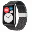 MYBANDZ Elasztikus szövet szíj /sötétszürke/-Huawei Watch Fit 1