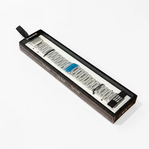 MYBANDZ Klasszikus fém szíj - ezüst (26mm QuickFit)