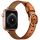 Apple Watch körcsatos bőróraszíj fém csattal /barna/ 42/44/45/49 mm