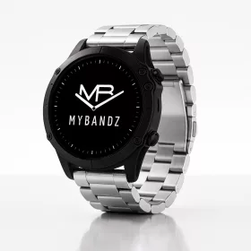 MYBANDZ Klasszikus fém szíj - ezüst (22mm QuickFit )