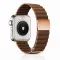 Apple Watch mágneses bőróraszíj fém csattal /kávébarna/ 40/41 és 42mm