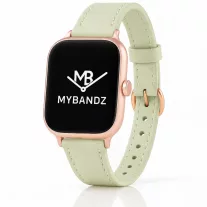   Apple Watch körcsatos bőróraszíj fém csattal /bézs/ 40/41 és 42mm