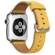Apple Watch bőróraszíj /sárga/ 40/41 és 42mm