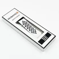   MYBANDZ Lélegző mágneszáras szilikon óraszíj /fehér-fekete Galaxy Watch 4-5-6-7-7