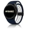 MYBANDZ Lélegző mágneszáras szilikon óraszíj /kék-fehér Galaxy Watch 4-5-6-7-7
