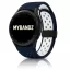 MYBANDZ Lélegző mágneszáras szilikon óraszíj /kék-fehér Galaxy Watch 4-5-6-7-7