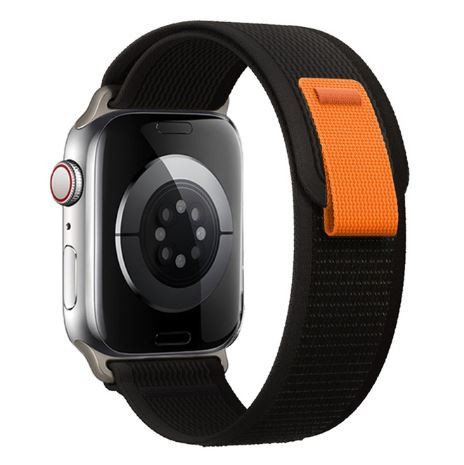 Apple Watch Trail Loop óraszíj /fekete-narancs/ 38/40/41 mm