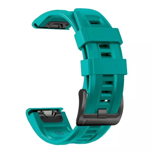 MYBANDZ Sportos szilikon óraszíj - türkiz (Garmin 26mm QF)
