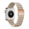Apple Watch mágneses bőróraszíj fém csattal /bézs/ 44/45/46/49 mm