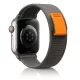 Apple Watch Trail Loop óraszíj /szürke-narancs/ 44/45/46/49 mm