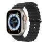 Apple Watch Ocean szilikon óraszíj /fekete/ 38/40/41 mm