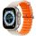 Apple Watch Ocean szilikon óraszíj / bézs-narancssárga / 42/44/45/49 mm