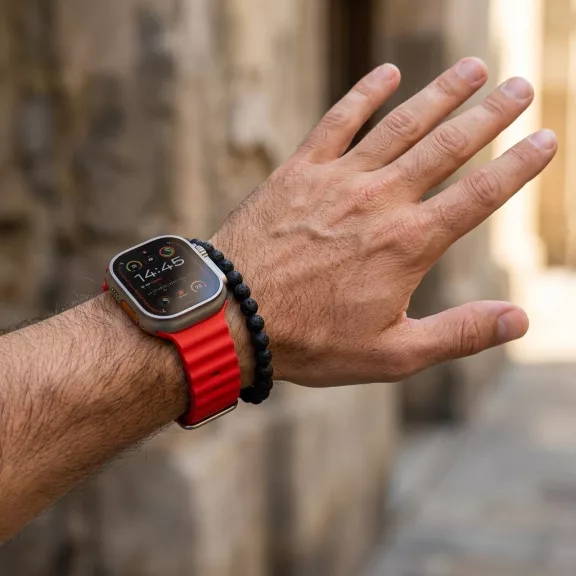 Apple Watch Ocean szilikon óraszíj /piros/ 40/41 és 42mm