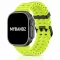 Apple Watch Dune szilikon óraszíj /lime/ 44/45/46/49 mm