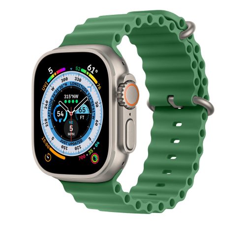 Apple Watch Ocean szilikon óraszíj /zöld/ 38/40/41 mm