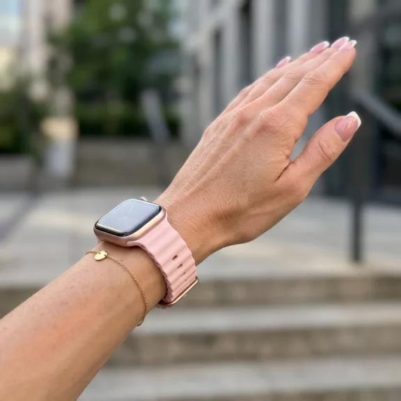 Apple Watch Ocean szilikon óraszíj /rózsa/ 40/41 és 42mm