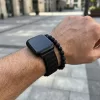 Apple Watch Alpesi szövet óraszíj /fekete/ 44/45/46/49 mm
