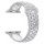 Apple Watch lélegző szilikon óraszíj /szürke-fehér/ 40/41 és 42mm