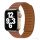 Apple Watch két részes mágneses szilikon pánt /barna/ 42/44/45/49 mm