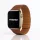 Apple Watch két részes mágneses szilikon pánt /barna/ 40/41 és 42mm