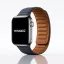 Apple Watch két részes mágneses szilikon pánt /mélykék/ 40/41 és 42mm