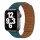 Apple Watch két részes mágneses szilikon pánt /tengerkék 44/45/46/49 mm