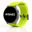Mybandz Dimension szilikon óraszíj-lime/20mm