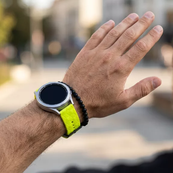 Mybandz Dimension szilikon óraszíj-lime/20mm