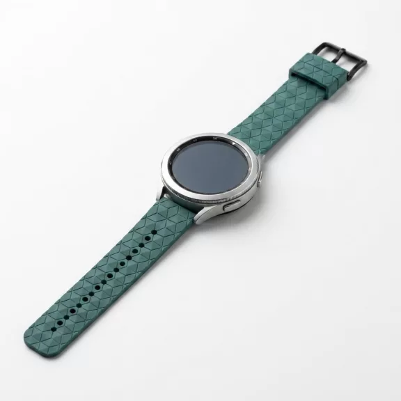 Mybandz Dimension szilikon óraszíj-zöldeskék/20mm