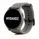 Mybandz Dimension szilikon óraszíj-szürke/22mm