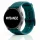 Mybandz Dimension szilikon óraszíj-zöldeskék/22mm