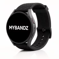 Mybandz Dimension szilikon óraszíj-fekete/22mm