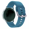 MYBANDZ Szilikon óraszíj fém csattal /szürkéskék-ezüst csat/ 20mm