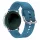 MYBANDZ Szilikon óraszíj fém csattal /szürkéskék-ezüst csat/ 20mm