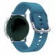 MYBANDZ Szilikon óraszíj fém csattal /szürkéskék-ezüst csat/ 20mm